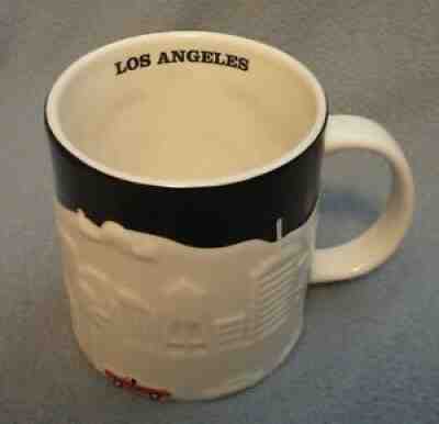 Starbucks 2012 LOS ANGELES MUG - Raised 3-D City Graphics w/ Red Car - Sold on eBay Sep 20, 2021 for $16.99