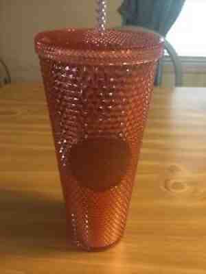 2019 Rose Gold Iridescent Studded Starbucks Tumbler 24oz New RARE - Sold on eBay Sep 08, 2021 for $209.99