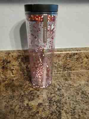 STARBUCKS Confetti Red Stars White Balls TUMBLER Holiday 2013 Rare - Sold on eBay Sep 12, 2021 for $40.00