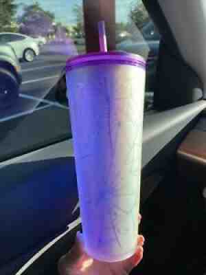 Starbucks Halloween 2021 Purple and Frosted White Spiderweb Tumbler 24oz INSURED - Sold on eBay Sep 28, 2021 for $201.50
