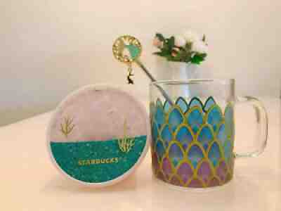 2020 NEW Starbucks Fashion Fish scale Glass Coffee Mug With rod Limited Edition - Sold on eBay Sep 23, 2021 for $39.99
