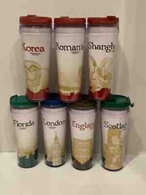 STARBUCKS Romania London England Scotland Plus 3 Global Icon 12oz Coffee Tumbler - Sold on eBay Sep 14, 2021 for $99.99