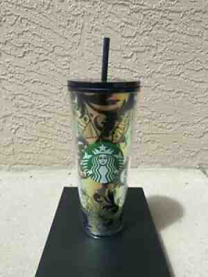 Starbucks Halloween 2021 Spider Web Foil Green 24 oz Venti Tumbler NEW Limited - Sold on eBay Sep 22, 2021 for $49.99