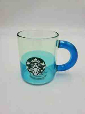 Starbucks Summer 2021 Sea Green Ocean Blue Glass Coffee Mug Cup Handle 12 oz - Sold on eBay Sep 26, 2021 for $9.99