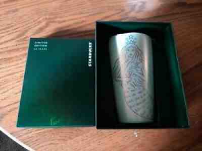 Starbucks Limited Edition 50th Anniversary Box Siren Ceramic 12oz Tumbler NEW! - Sold on eBay Aug 18, 2021 for $19.50