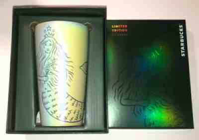 Starbucks Limited Edition 50th Anniversary Box Siren Ceramic 12oz Tumbler NEW! - Sold on eBay Jul 24, 2021 for $26.99