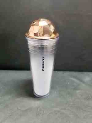 Starbucks 2012 Venti Cold Cup Tumbler Copper Dome Chiseled Lid Prism 24oz - Sold on eBay Aug 30, 2021 for $18.75