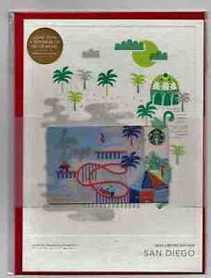 STARBUCKS CHRISTMAS GIFT CARD ENVELOPE 2016 SAN DIEGO   - Sold on eBay Sep 29, 2021 for $6.99