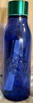 Starbucks Summer 2020 Blue Recycled Glass Water Bottle 20oz Made In Spain NWT - Sold on eBay Sep 26, 2021 for $24.99