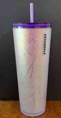 2021 STARBUCKS HALLOWEEN PURPLE WHITE FROSTED SPIDERWEB SPIDER WEB 24 OZ TUMBLER - Sold on eBay Sep 25, 2021 for $250.00