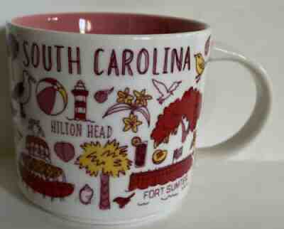 Starbucks South Carolina Coffee Mug Cup 14 Oz Been There Collector Series 2018 - Sold on eBay Sep 28, 2021 for $23.99