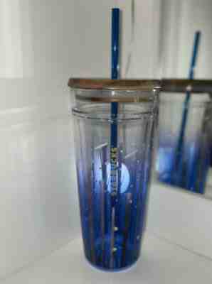 Authentic Starbucks Firefly Korean Glass Blue Wood Lid NWOT NO LEAF RARE - Sold on eBay Sep 30, 2021 for $495.00
