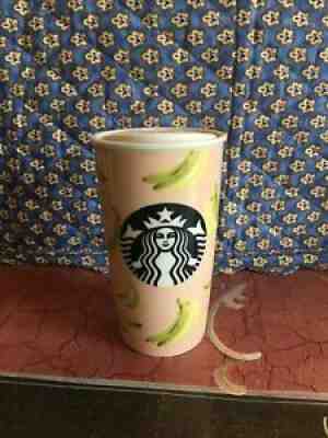 Starbucks 2015 "BANANAS" Mermaid Siren Logo Travel Coffee Mug Tumbler 12 oz - Sold on eBay Sep 25, 2021 for $7.99