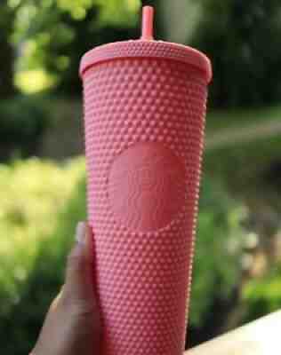 ð??¸ Bubblegum Coral Pink ð??¸ Studded Starbucks Cup - Sold on eBay Aug 02, 2021 for $150.00