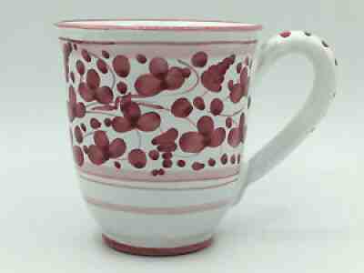 Starbucks Barista 2003 Hand Painted Coffee Tea Mug pink flowers Made In Italy - Sold on eBay Sep 05, 2021 for $9.00