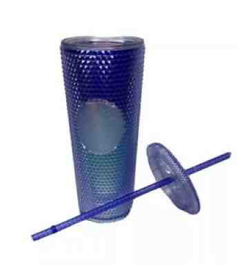 Starbucks Purple and Blue Ombre Studded Tumbler Summer 2021 Venti 24oz - Sold on eBay Jul 30, 2021 for $29.99