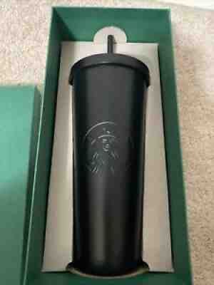 Starbucks MATTE BLACK STAINLESS STEEL Cold Cup Tumbler 24 oz - Sold on eBay Sep 25, 2021 for $26.00