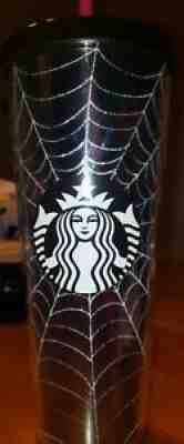 Starbucks Glitter Spiderweb Tumbler LE Halloween 2019 24 oz - Sold on eBay Oct 01, 2021 for $155.50