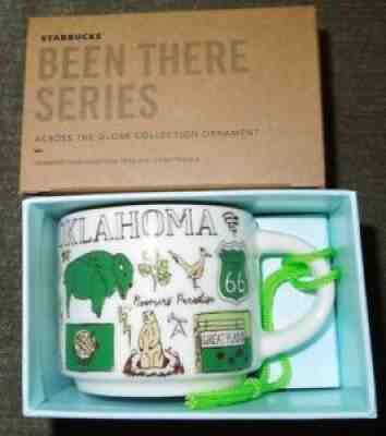 STARBUCKS OKLAHOMA BEEN THERE SERIES 2 oz ORNAMENT MUG - Sold on eBay Oct 03, 2021 for $19.50