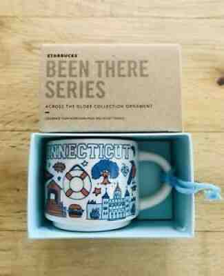 NEW Starbucks Been There Connecticut ORNAMENT, MINI Mug 2 oz Demitasse Espresso - Sold on eBay Oct 02, 2021 for $25.50