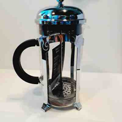 Starbucks Bodum Barista Signature Chrome Scroll French Press 8 Cup - Sold on eBay Oct 05, 2021 for $29.95