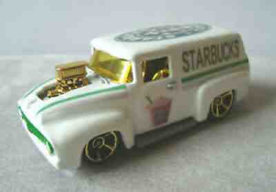 HOT WHEELS '56 FORD PANEL CUSTOM MADE STARBUCKS - Sold on eBay Sep 12, 2021 for $6.77