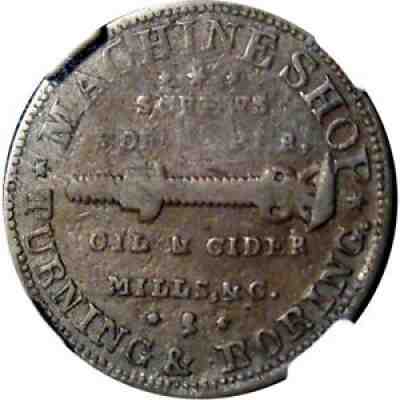 1835 Troy New York Hard Times Token Starbuck & Son R6 HT-366 Low 156 NGC - Sold on eBay Aug 16, 2021 for $256.22