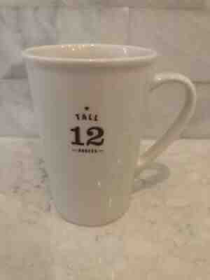 Starbucks 12oz Tall White Brown Letters Est. 1971 2010 Coffee Mug Tea Cup - Sold on eBay Oct 03, 2021 for $5.99