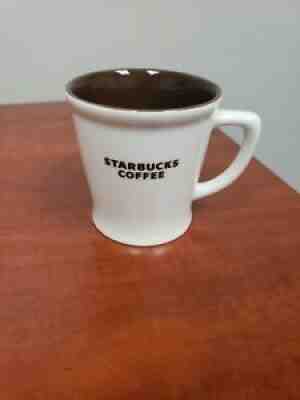 Original STARBUCKS 16 oz Size New Bone China Coffee Mug Cup White Brown 2009 EUC - Sold on eBay Oct 05, 2021 for $9.00