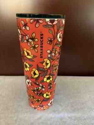 Starbucks Red Yellow Poppy Flower Stainless Steel Venti Tumbler Floral 2018 Rare - Sold on eBay Sep 26, 2021 for $94.00