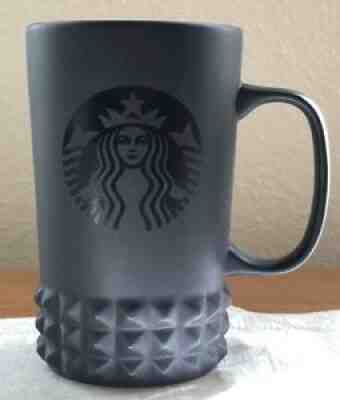 Starbucks 2015 Black Matte Studded Ceramic Mug ~ 16 oz ~ Steampunk `~ Mermaid - Sold on eBay Aug 18, 2021 for $64.99