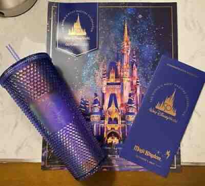 Disney 50th Anniversary Starbucks Tumbler AND Commemorative Oct. 1 Poster & Map - Sold on eBay Oct 04, 2021 for $123.50