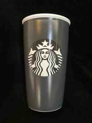 Starbucks 2015 Black Ceramic Travel Tumbler w/ Lid, 12 oz. Mermaid/ Siren Logo - Sold on eBay Oct 07, 2021 for $8.89