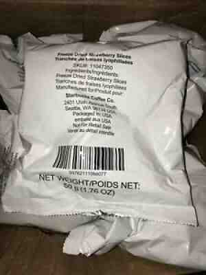 10 x Starbucks FREEZE DRIED STRAWBERRY Slices ~ 50 g/ea ~ Best Before 9/14/2021 - Sold on eBay Oct 03, 2021 for $24.99