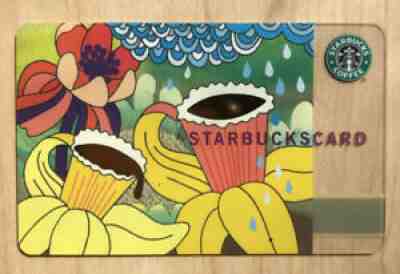 2004 Starbucks Card Tulips  ??daffodil ? Spring #6020 Old Logo Near MINT RARE VHTF - Sold on eBay Jul 10, 2021 for $6.99