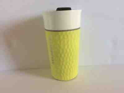 Starbucks Ceramic Tumbler Lime Yellow Textured Finish 12oz 2016 - Sold on eBay Oct 01, 2021 for $6.00