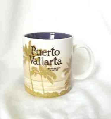 STARBUCKS ?ª16 ozâ?ªPUERTO VALLARTA MEXICOâ?ªMUG CUPâ?ªPALM TREES CITY - Sold on eBay Aug 12, 2021 for $12.00