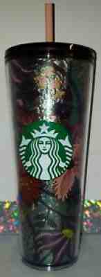 Starbucks Venti Floral Foil Fall 2021 Tumblers Rare And Beautiful - Sold on eBay Oct 03, 2021 for $10.51