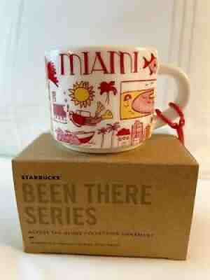 Starbucks â??Been There Seriesâ? Miami AND Rhode Island Coffee Mug ORNAMENTS (2oz.) - Sold on eBay Aug 05, 2021 for $50.00