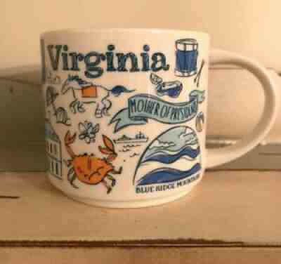 2017 Starbucks Been There Series, Across the Globe Virginia 14oz coffee mug - Sold on eBay Oct 06, 2021 for $10.50