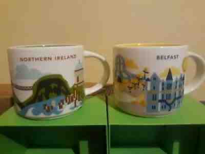 2 NEW STARBUCKS 14 OZ BELFAST AND NORTHERN IRELAND MUGS - Sold on eBay Oct 04, 2021 for $66.00