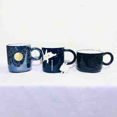 Set 3Pcs.Starbucks Mug Blue Bunny Constellation Moon14oz 12oz Stoneware - Sold on eBay Sep 04, 2021 for $159.00