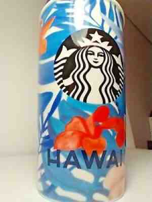 Starbucks 2015 Hawaii Hibiscus Flower Ceramic Traveler Tumbler Coffee Mug Cup - Sold on eBay Oct 02, 2021 for $59.97