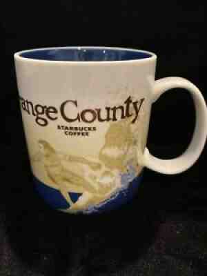 2011 Starbucks 16 oz Coffee Cup Mug Orange County Collector Series ~ Surfer - Sold on eBay Sep 27, 2021 for $22.00