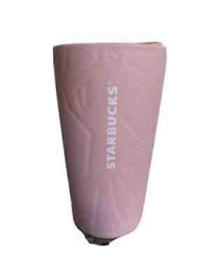 RARE Starbucks Spring 2020 Pink Matte Double Wall Ceramic Tumbler 12 oz - Sold on eBay Sep 28, 2021 for $11.50