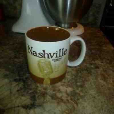 Starbucks NASHVILLE Mug 2010 Global Icon City Collectors Mug Series 16 oz NWOB - Sold on eBay Oct 06, 2021 for $12.00