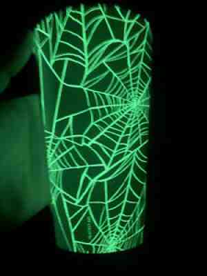 Starbucks Limited Edition 2021 Halloween Glow In The Dark Spiderweb Cold Cup - Sold on eBay Oct 01, 2021 for $36.00