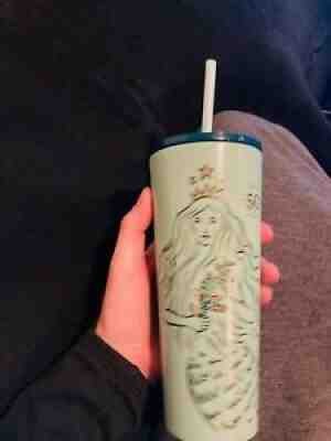 ASIA RARE Starbucks 50th Anniversary Siren Mermaid Ceramic Tumbler with Lid - Sold on eBay Sep 26, 2021 for $39.99
