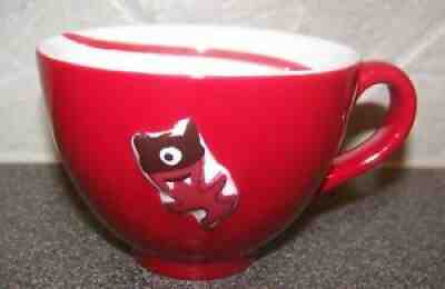 Starbucks Halloween Coffee Latte Mug Cup One Eyed Monster Red BOO Hand Painted - Sold on eBay Oct 02, 2021 for $6.79