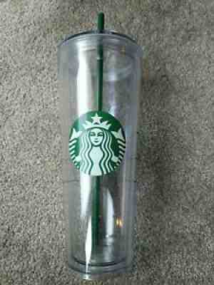 Starbucks Clear Venti Double Wall Acrylic Cold Cup Tumbler (24oz) - Sold on eBay Oct 07, 2021 for $25.00